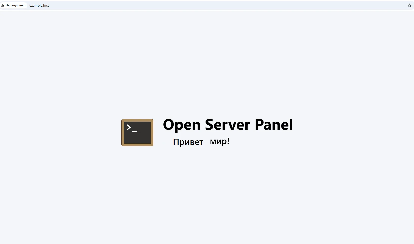 Настройка Open Server Panel v.6